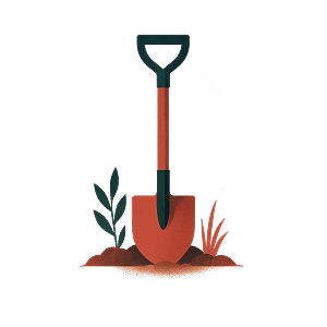 Копка могилы на кладбище