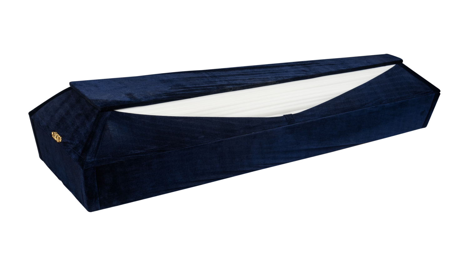 Гроб деревянный "Тканевый" №2 