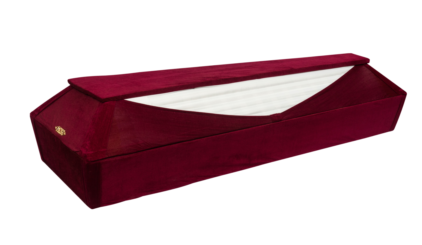 Гроб деревянный  "Тканевый" №1 