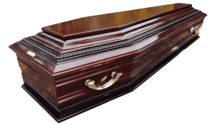 Гроб деревянный лакированный П-10 VIP