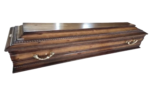 Гроб деревянный лакированный П-9 VIP