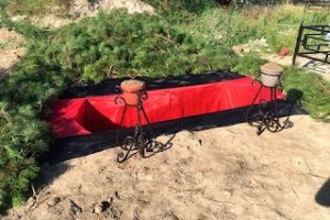 Ткань для драпировки могилы