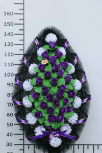 Венок ритуальный «Поляна»